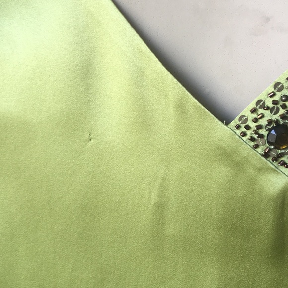 Aidan Mattox Green Dress